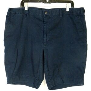 Polo Ralph Lauren‎ Classic Fit Navy Blue Twill 9" Cotton Chino Shorts Men's 40